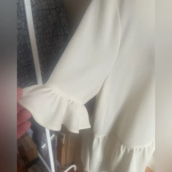 Kate Spade Ruffle Sleeve Top - Picture 2 of 8